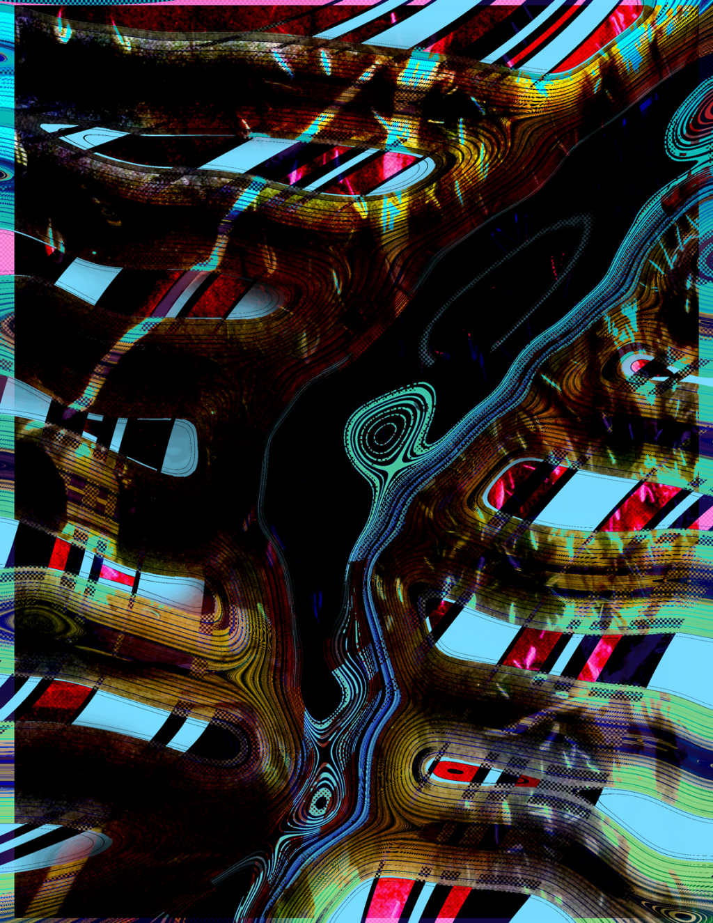 A Modest Aquarium (a scene with small blue&nbsp;fishes)